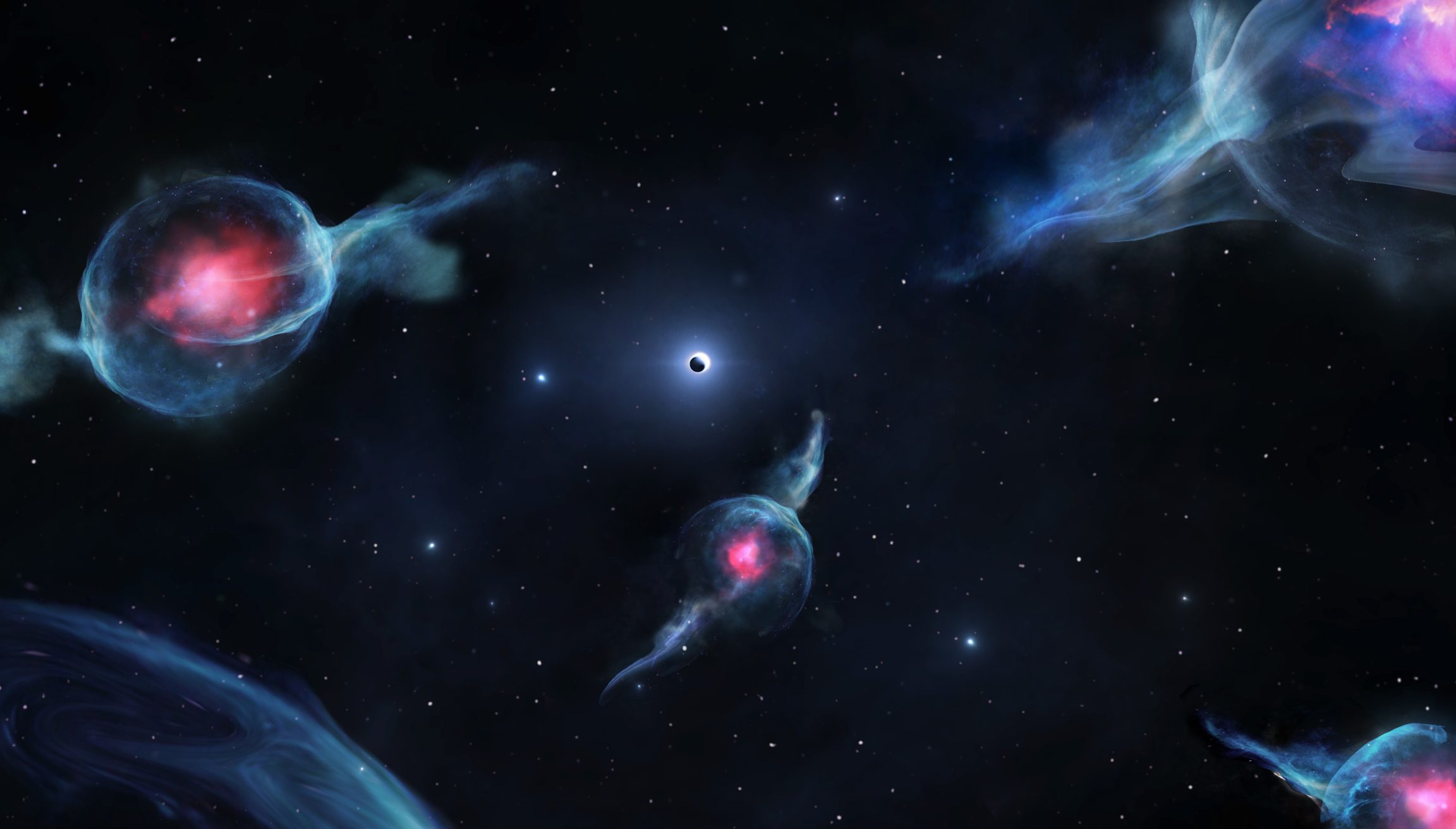 Artist’s impression of G objects