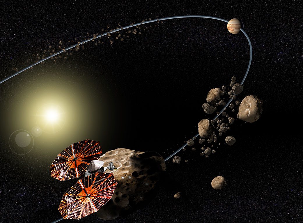 With the successful completion of NASA’s critical design review, the SwRI-led Lucy mission is on track to launch in 2021 to explore the enigmatic Trojan asteroids, an ancient population of objects that orbit in tandem with Jupiter.
