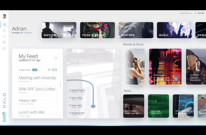 Luxoft Halo interface
