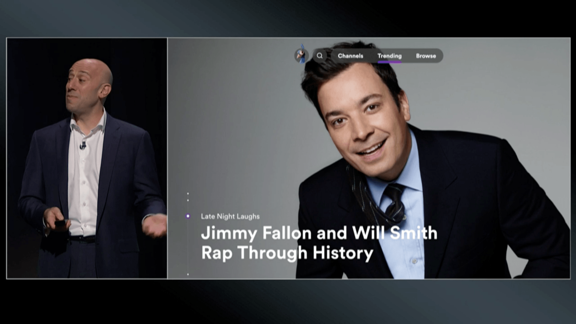 NBC's Peacock Interface