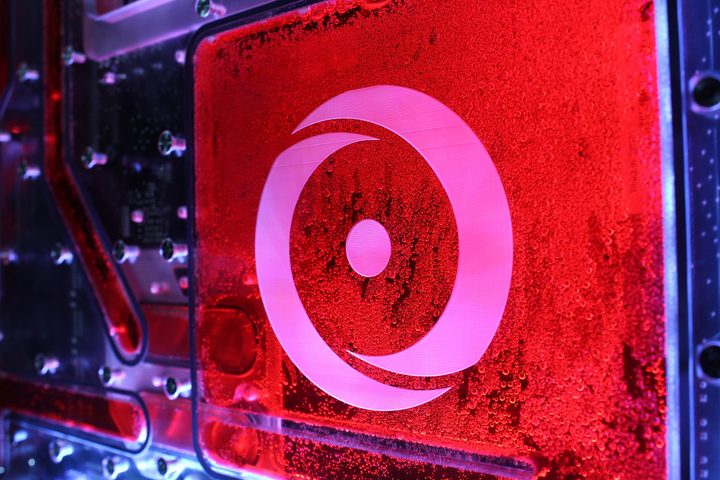 Origin PC Cryo Core in a Genesis system with RGB lighting