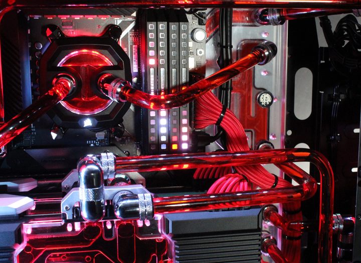 Origin PC's Cryo Core paired with parent company Corsair's Hydro X