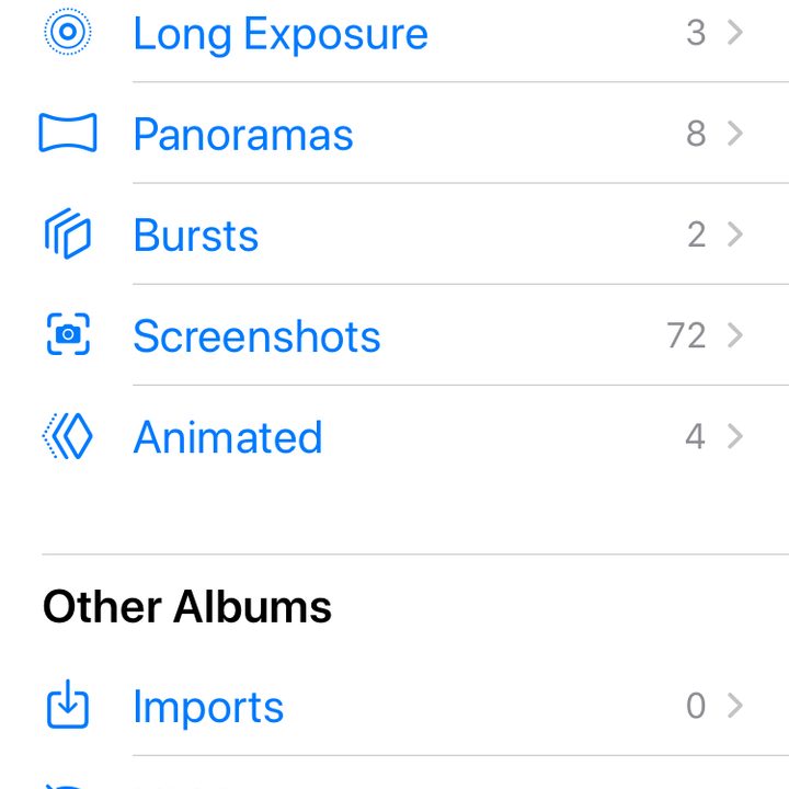 Recently deleted photos