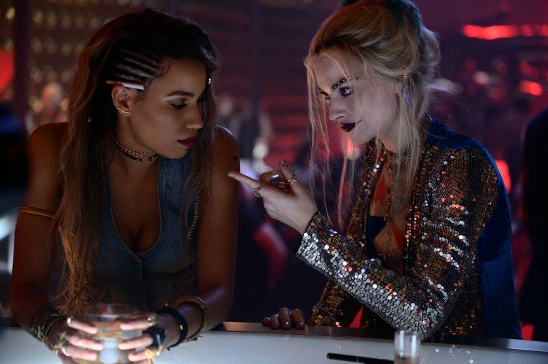 Margot Robbie and Jurnee Smollett-Bell in Birds of Prey