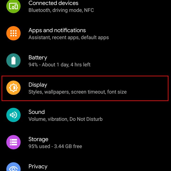 android 10 tips and tricks rotating settings 1