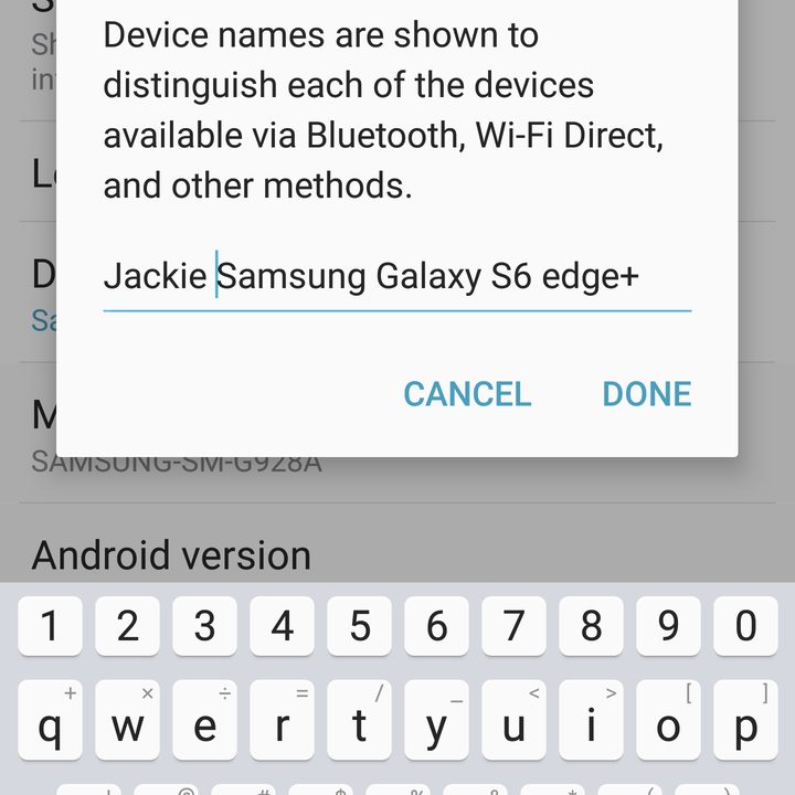 Samsung name change