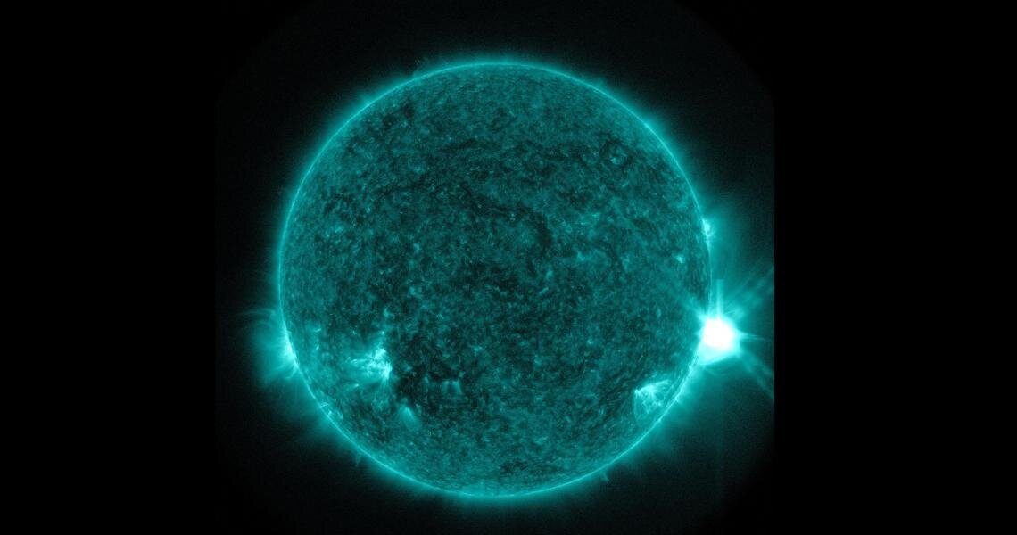 Image of a solar flare.