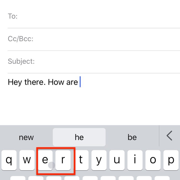 Slide to type in iOS 13 and 14.