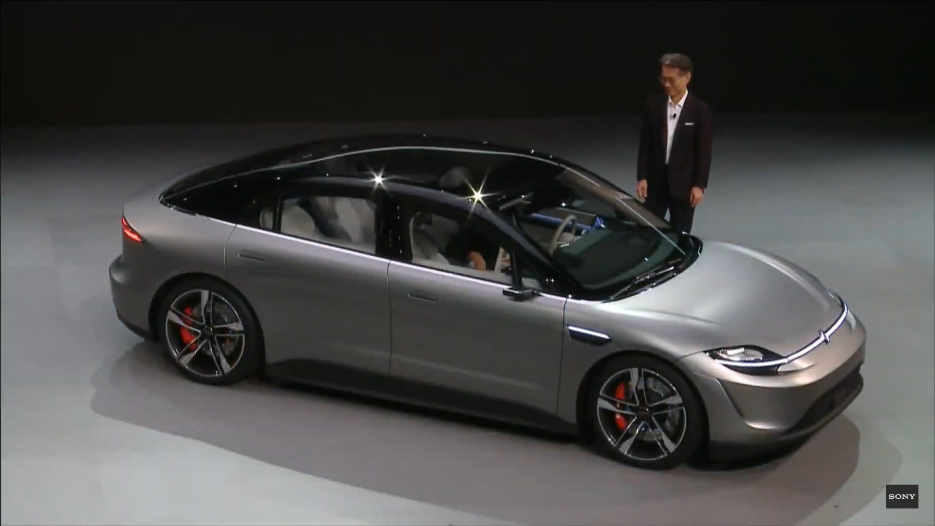 Sony Vision S autonomous EV prototype at CES 2020