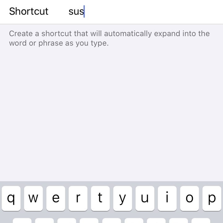 Text replacement in iOS 13 and 14.