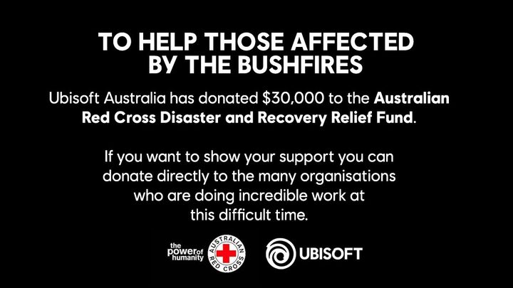Ubisoft Australia charity donations