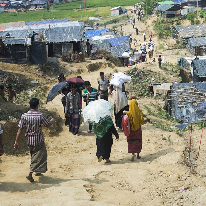 Rohingya refugee camp