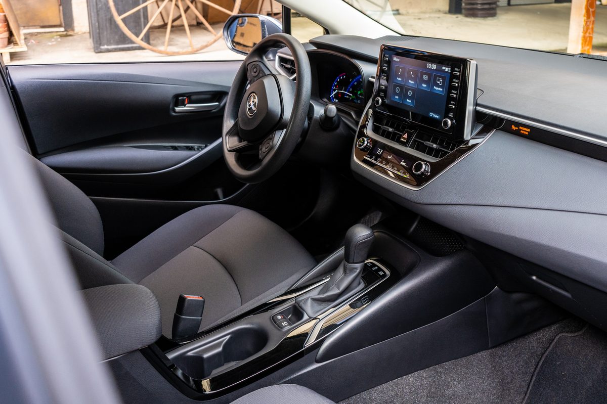 2020 Toyota Corolla Hybrid front seats