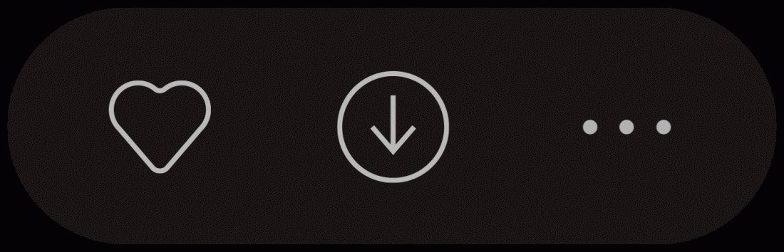 Spotify action row