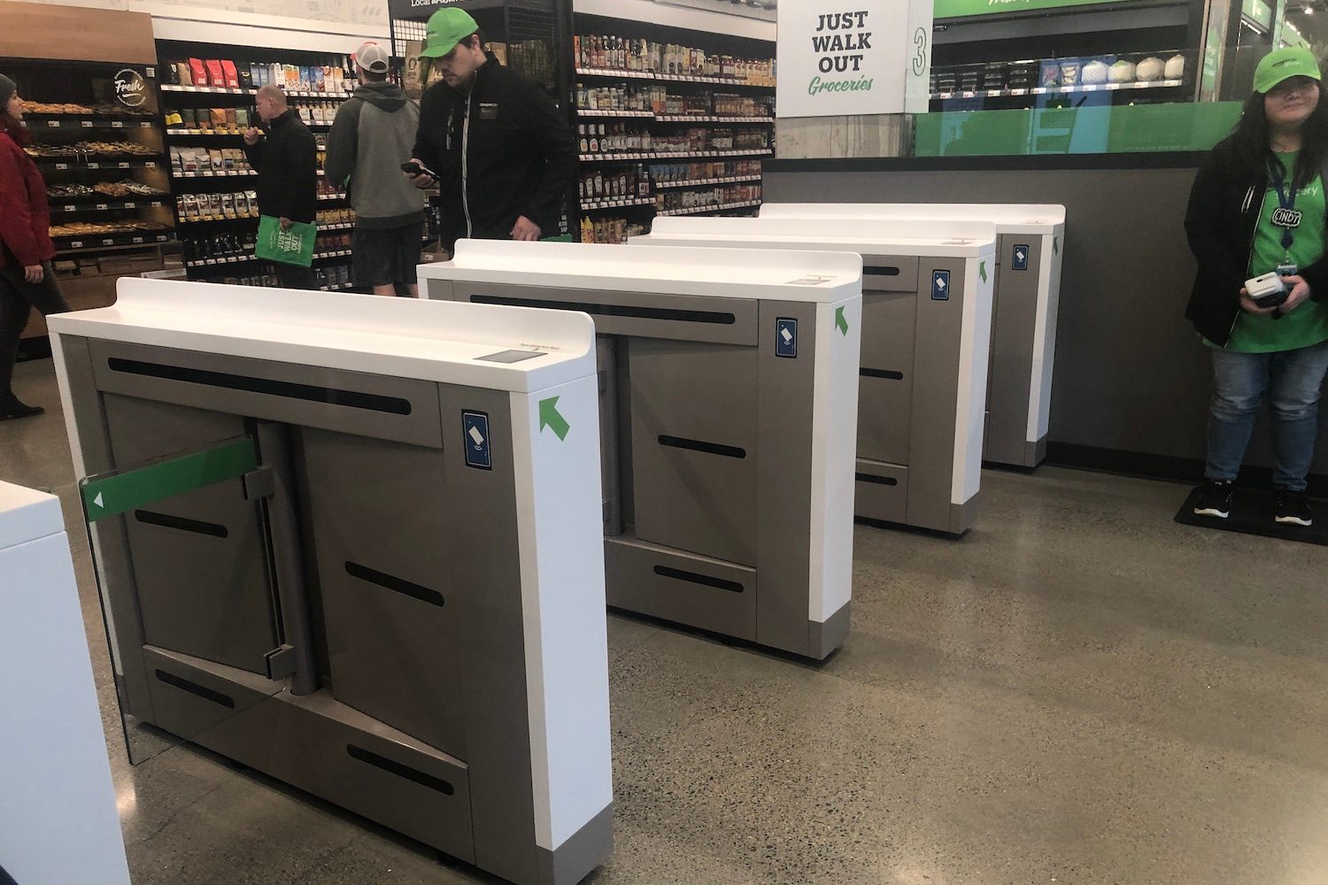 Amazon Go Grocery Store Gates