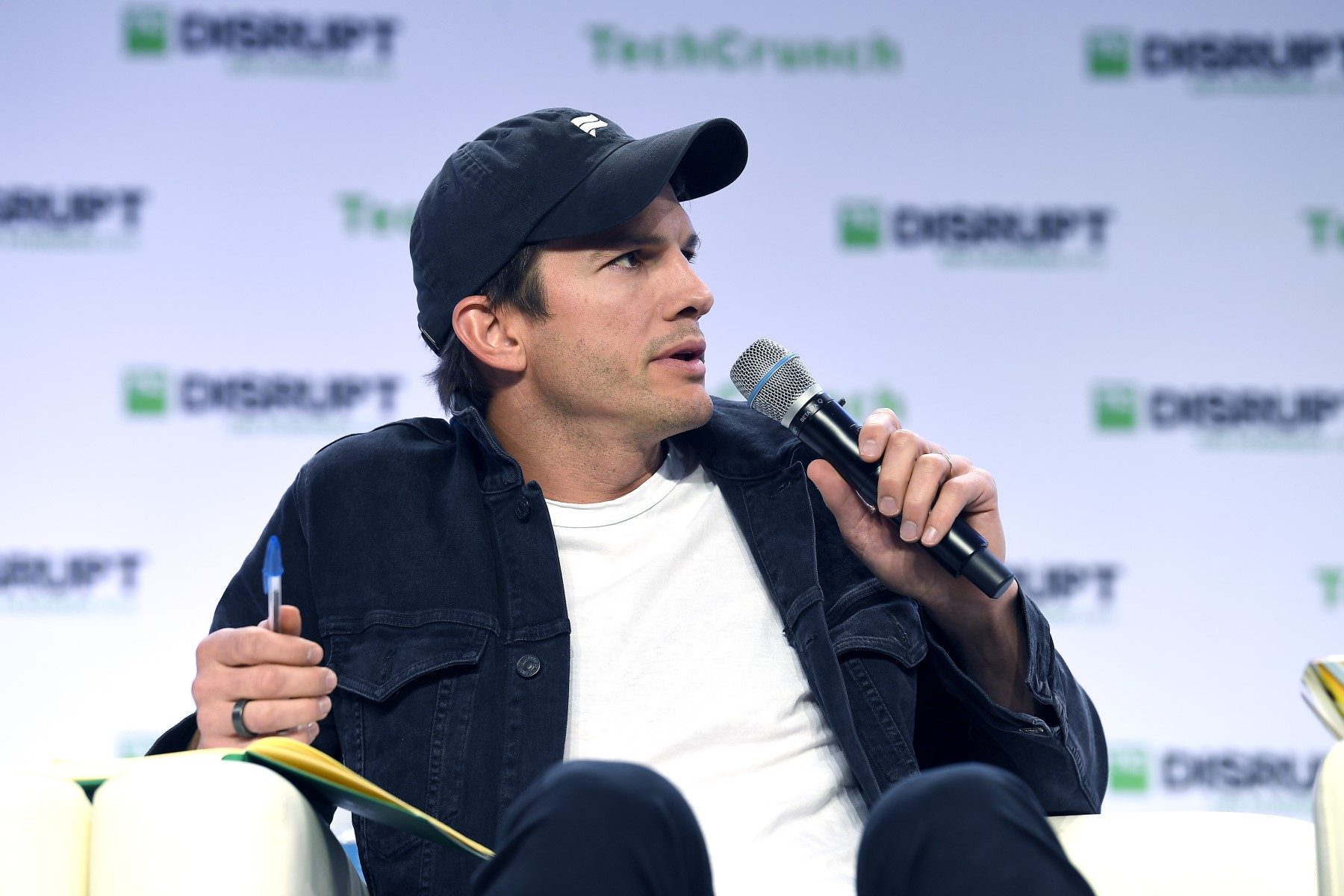 Ashton Kutcher at TechCrunch Disrupt