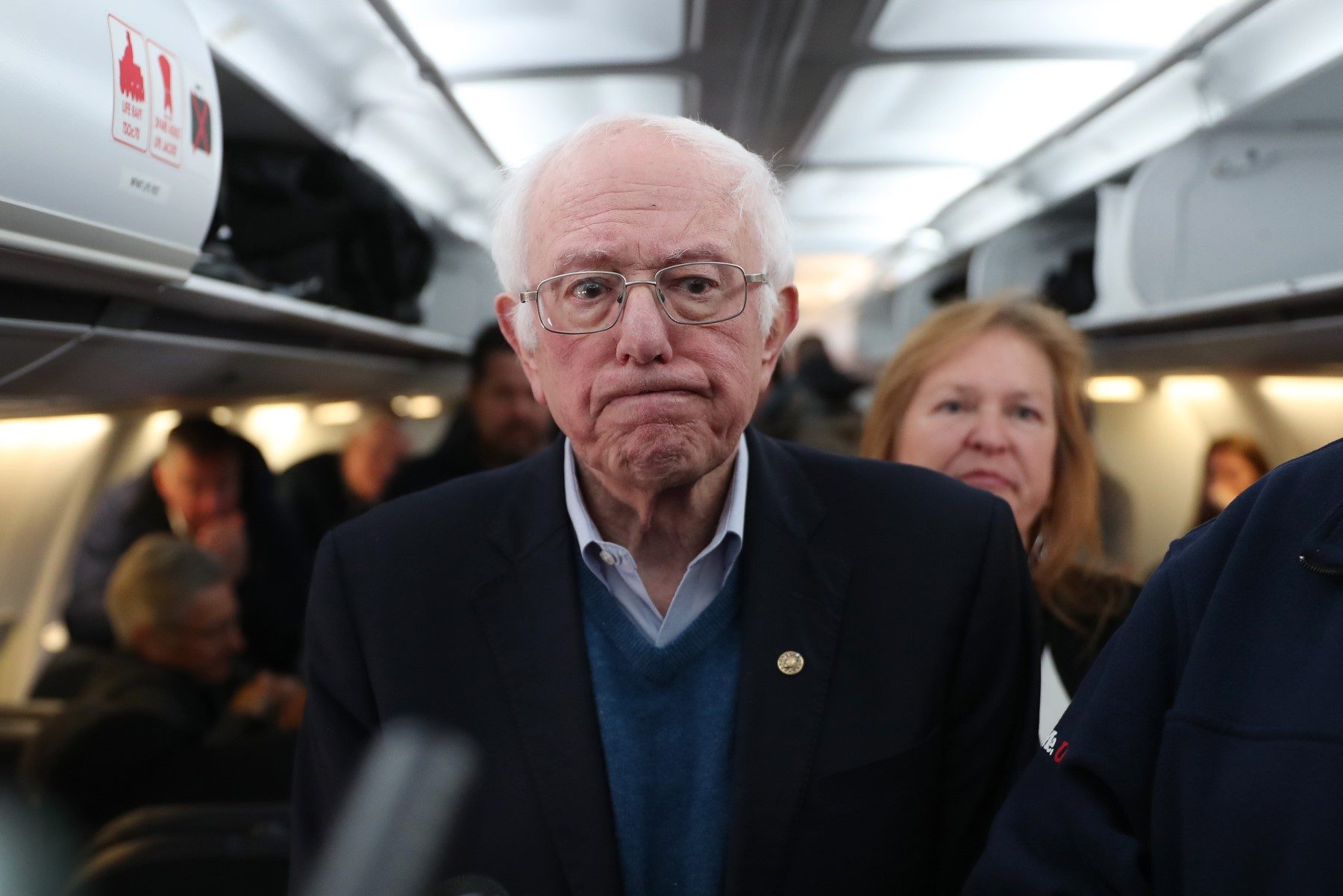 Bernie Sanders speaks after the 2020 Iowa caucuses