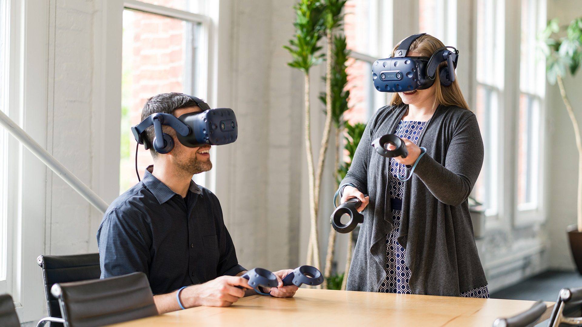 HTC Vive Pro Eye virtual reality headset