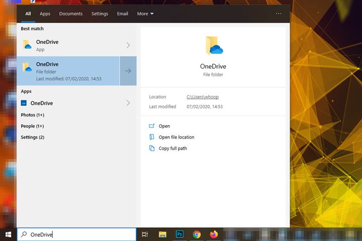 One Drive folder