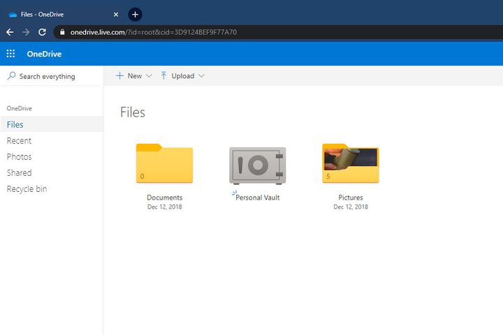 OneDrive Website