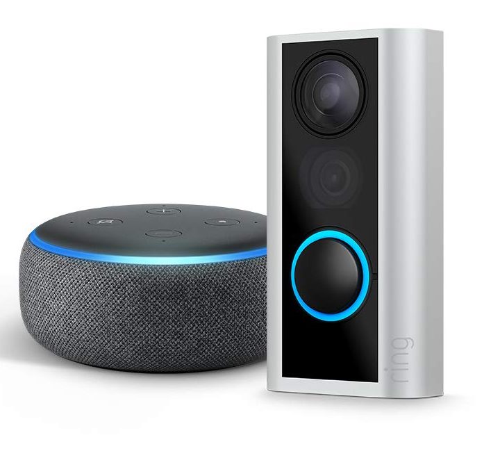 Ring Peephole Cam with Echo Dot (3rd Gen)