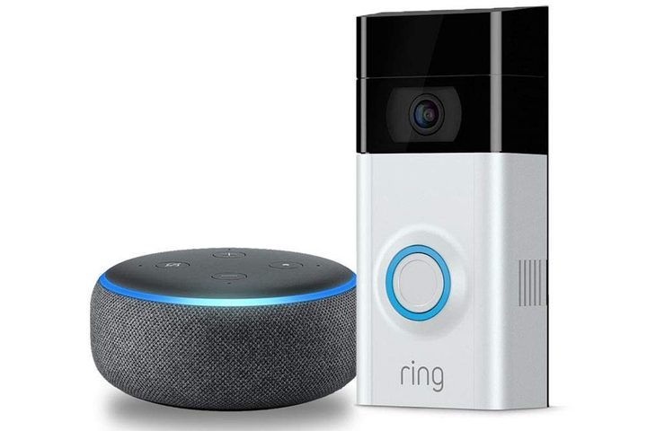 Ring Video Doorbell 2 with Echo Dot (3rd Gen)