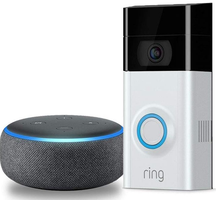 Ring Video Doorbell 2 with Echo Dot (3rd Gen)