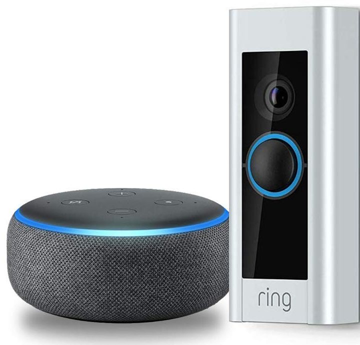 Ring Video Doorbell Pro with Echo Dot (3rd Gen)