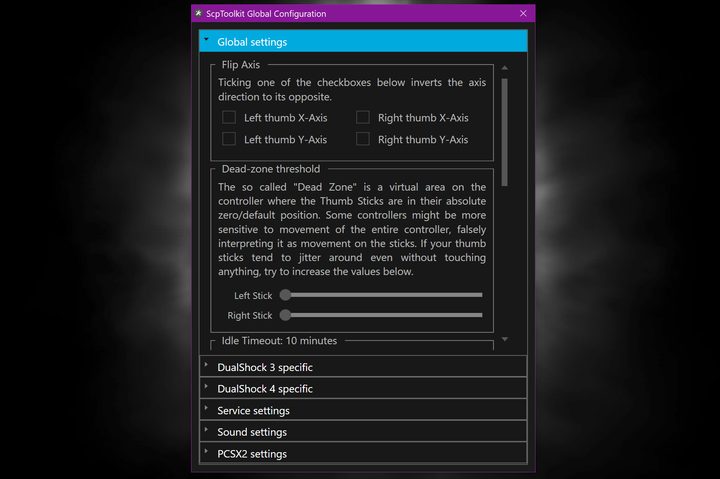 ScpToolkit Global Configuration