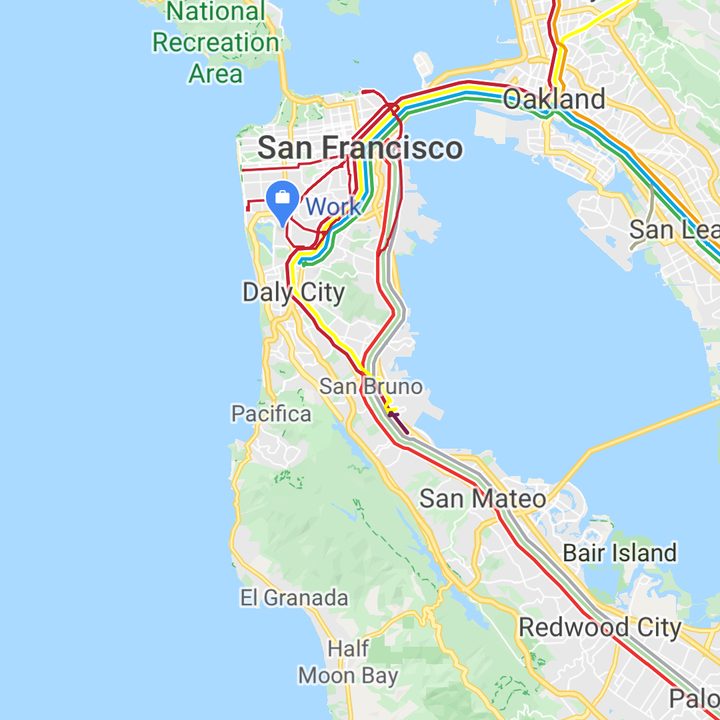 Google Maps location sharing