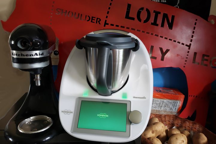 Thermomix TM6 and a KitchenAid mixer