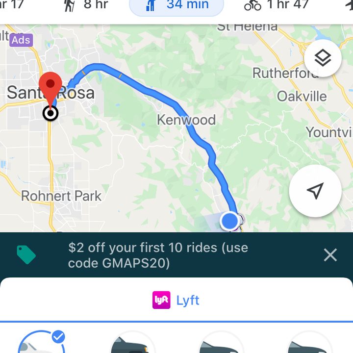 Google Maps public transport