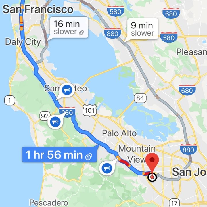 Google Maps traffic