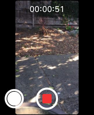 Apple Watch remote video.