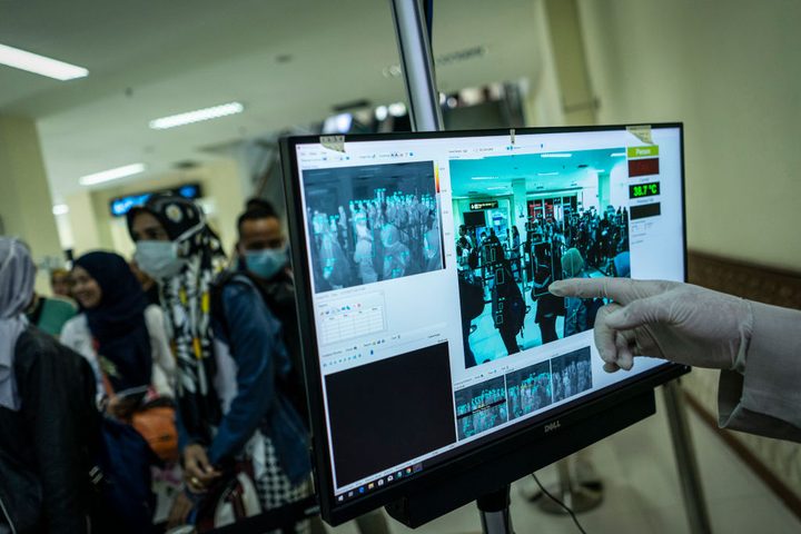 screening passengers for coronavirus in indonesia