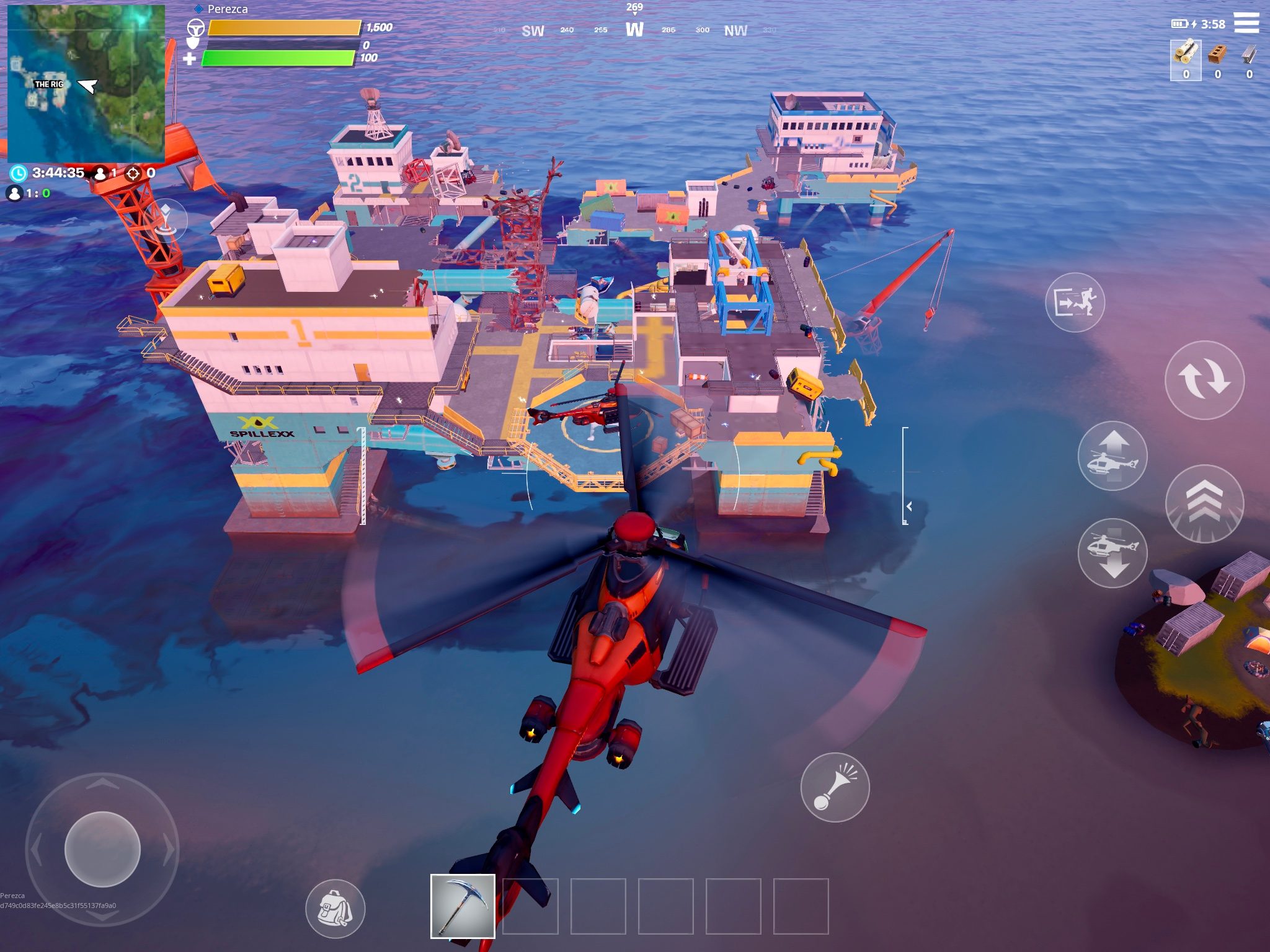 Fortnite rig helicopter