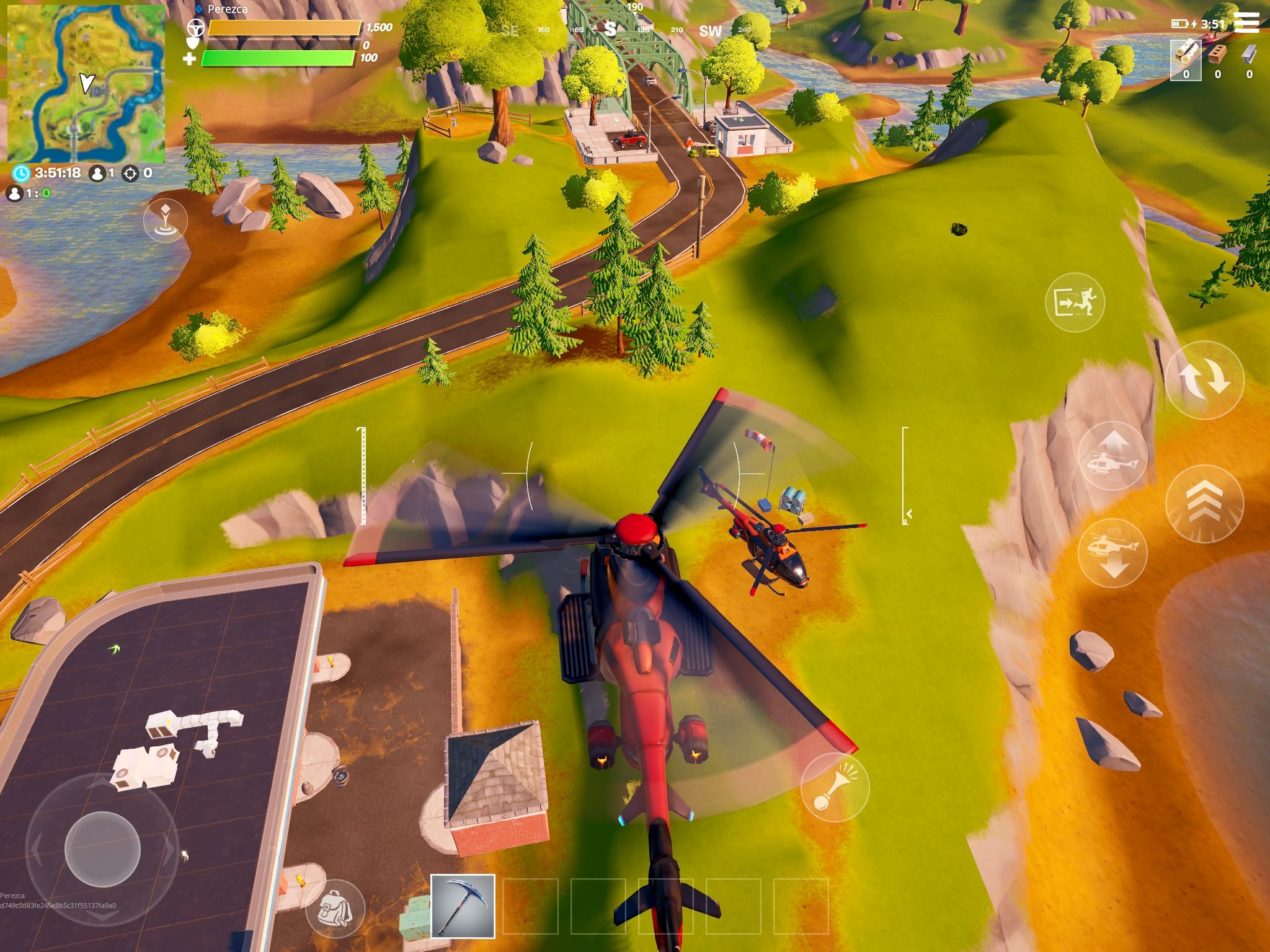 Fortnite frenzy farm helicopter