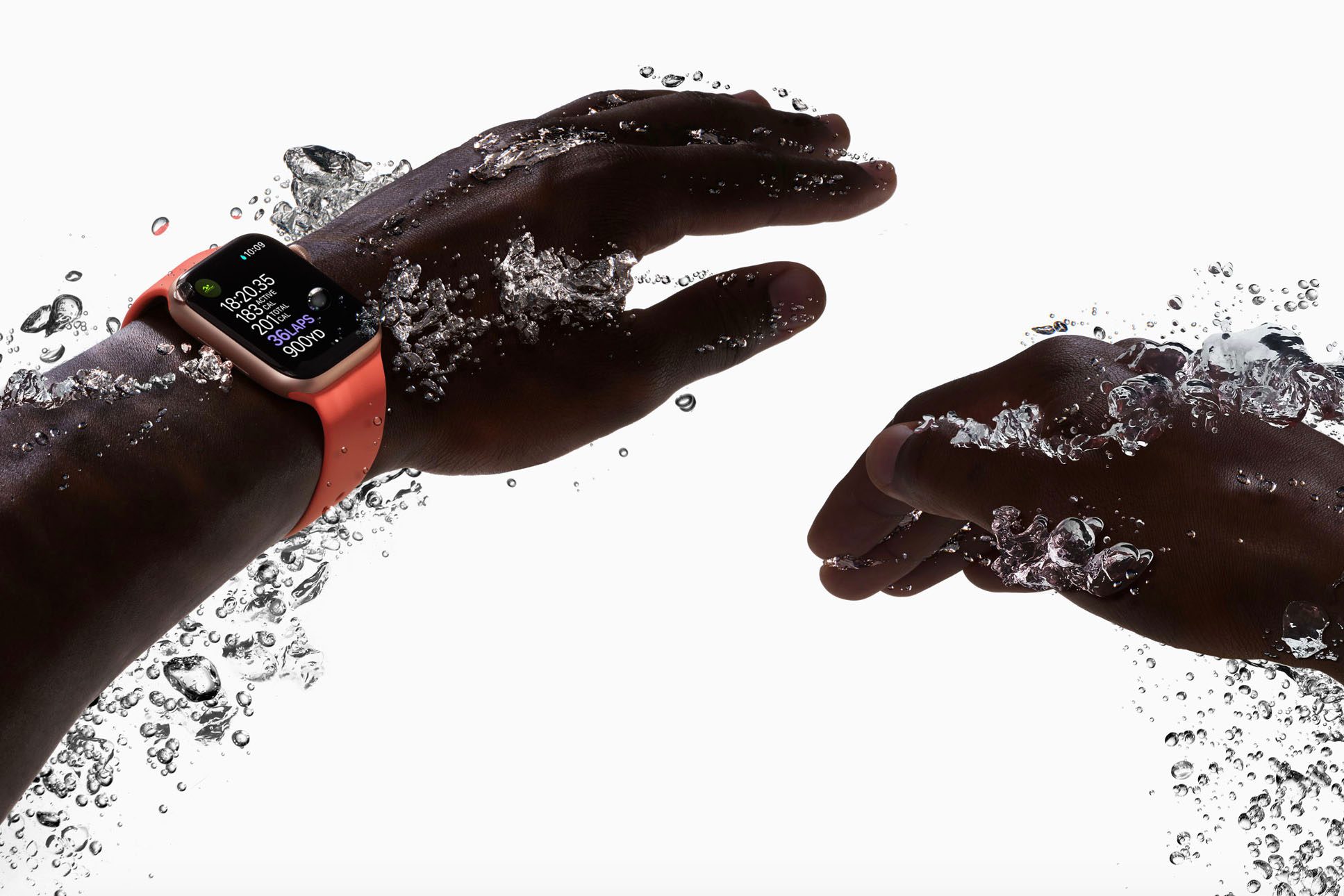 Apple Watch Series 4 Swimming