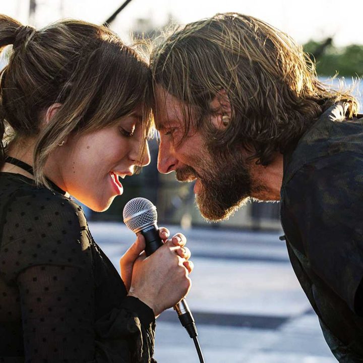 Lady Gaga and Bradley Cooper in A Star is Born