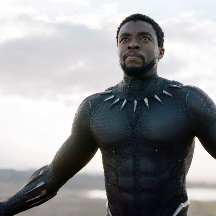 Chadwick Boseman in Black Panther.