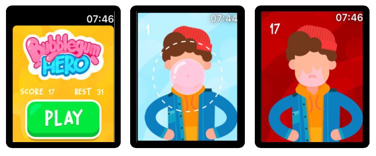 Bubblegum Hero watchOS
