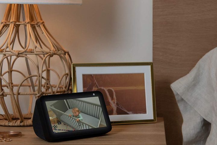 Echo Show 5 at bedside.