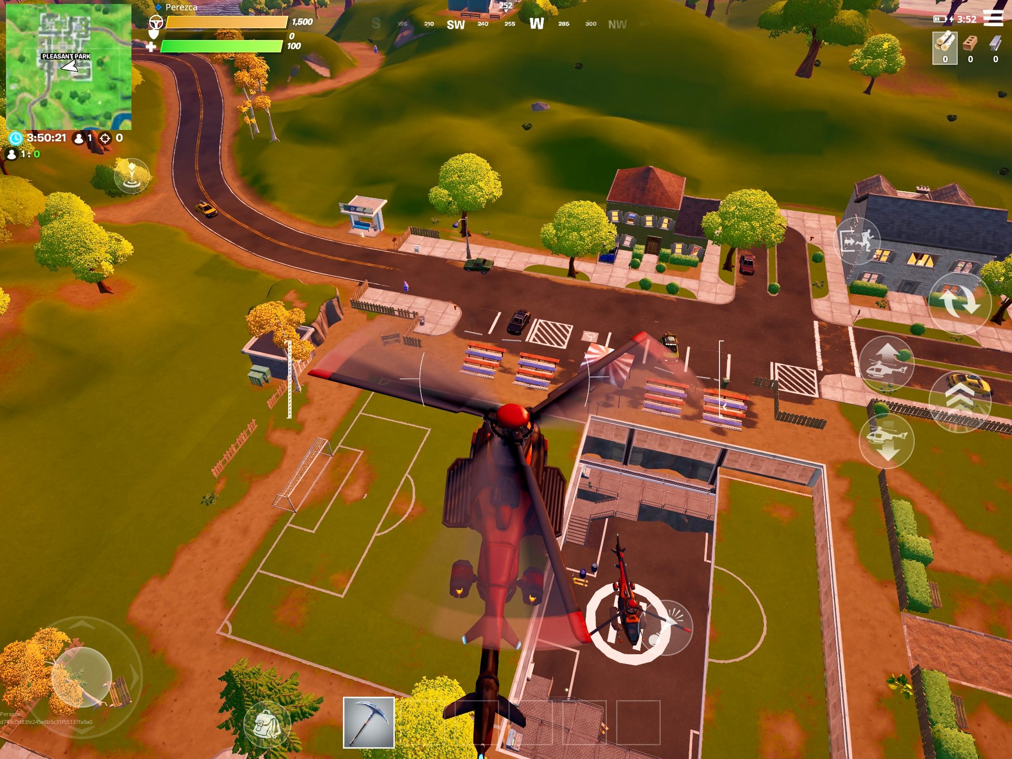Fortnite Pleasant Park Helicopter