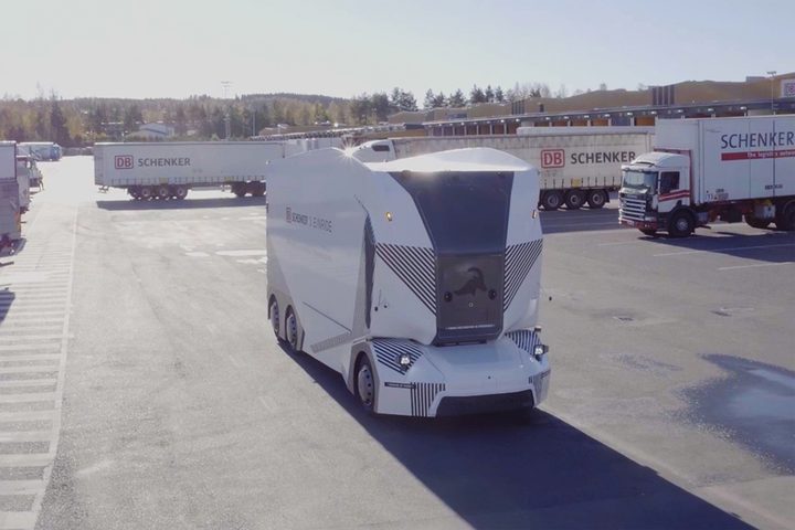 Einride Self-Driving Transport Vehicle