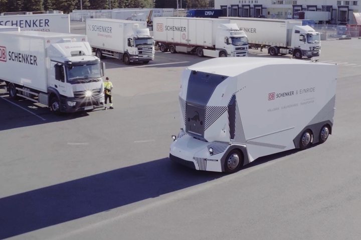 Einride Self-Driving Transport Vehicle