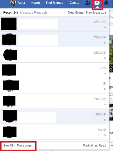FB Messenger Desktop screenshot step 2