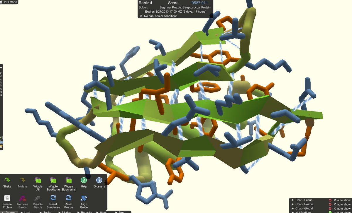 Foldit Puzzle Game for Conronavirus