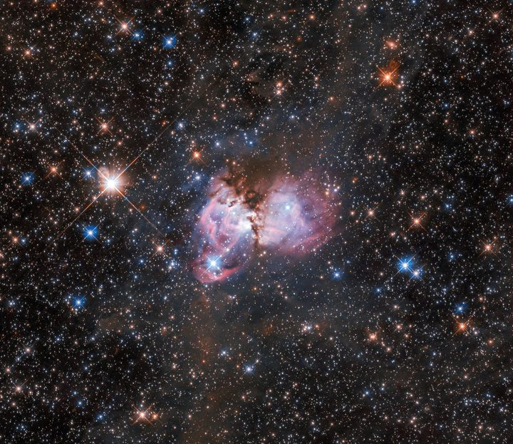 This image shows a region of space called LHA 120-N150.