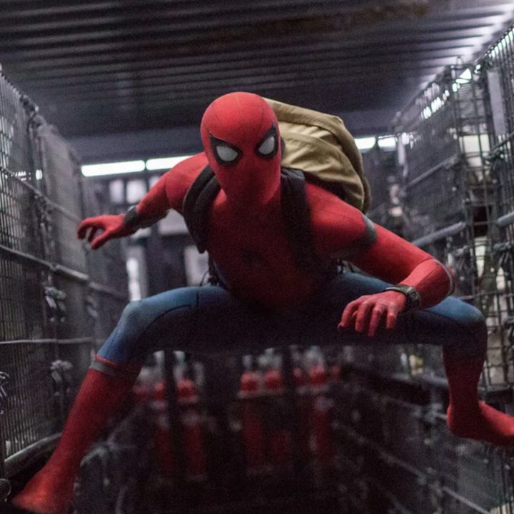 Spider-Man in Spider-Man: Homecoming.
