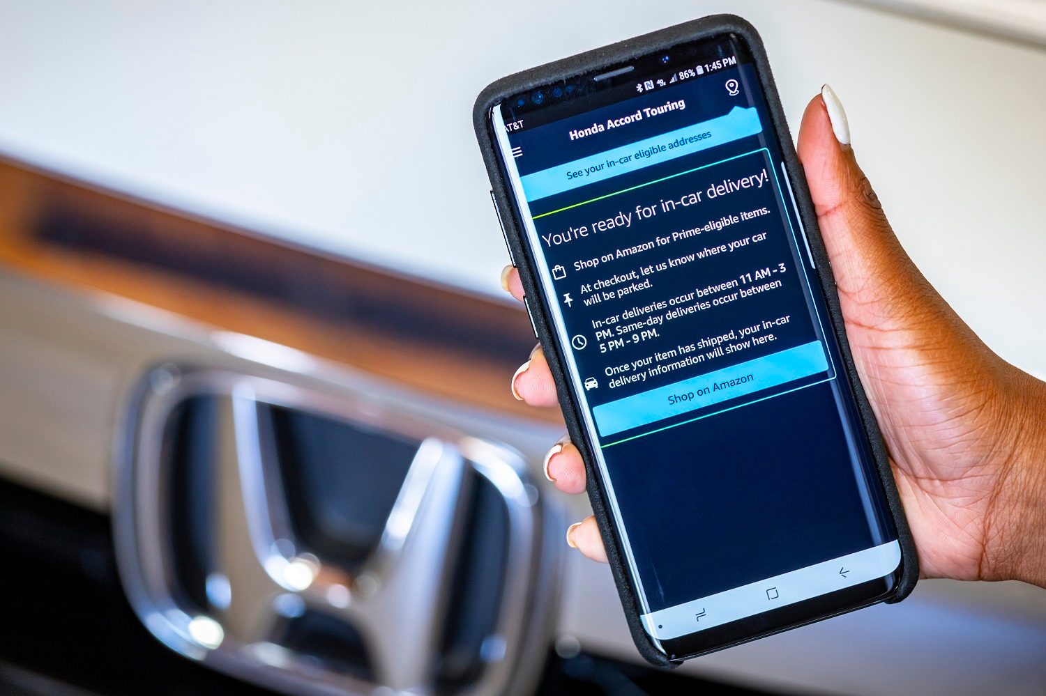 Amazon Key in Honda vehicles